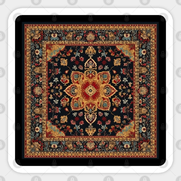 Slavic Carpet Dream - Traditional Elegance in Design Sticker by SzlagRPG